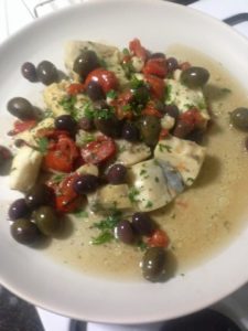 bocconcini di baccalà in umido